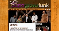 Desktop Screenshot of papagrowsfunk.com